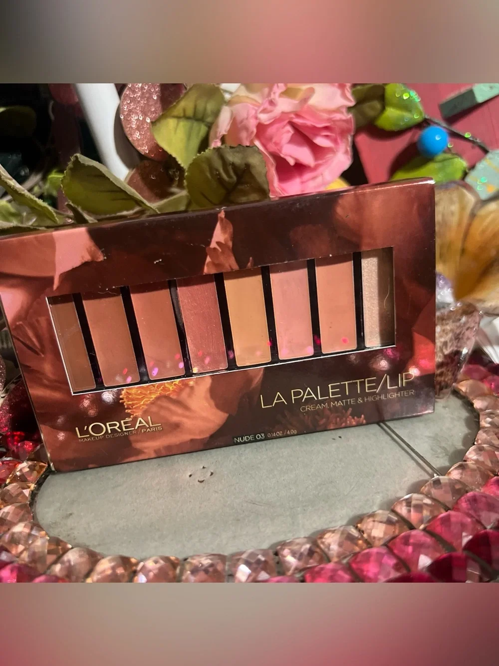 LOREAL La Palette for Lips NUDE 03 uns  Cream, Matte & Highlighter SEALED